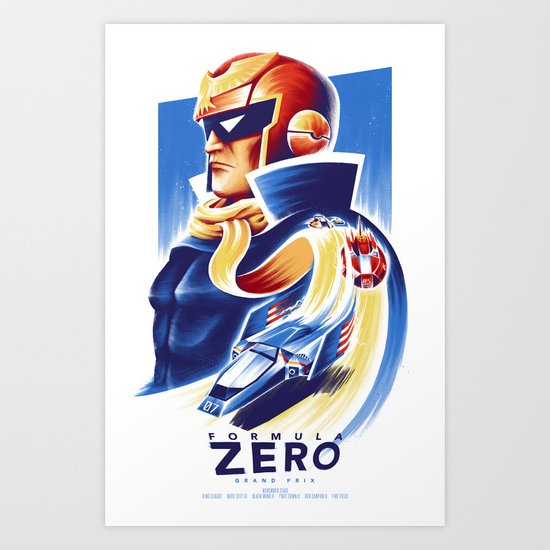 Formula Zero (Open Edition) Art Print