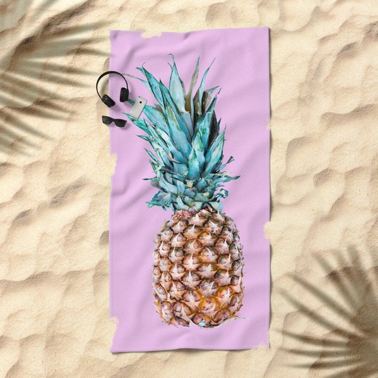 Pineapple On A Pink Background Decor Society6 Buyart Beach
