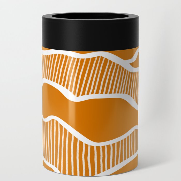 Abstract mountains line 6 Can Cooler