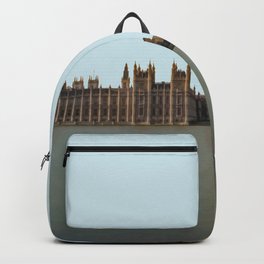 London, England Travel Artwork Backpack | Parliament, Riverfront, Travel, England, London, City, Graphicdesign, Artwork, Architecture, Bridge 