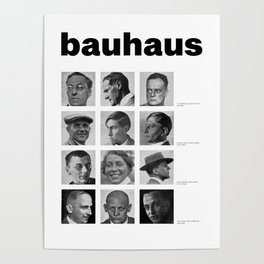 Bauhaus Vintage Art Exhibition Poster