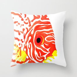Discus Fish Throw Pillow