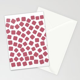 Red Gummies Pattern (Sweets) Stationery Card