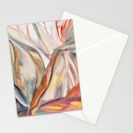 Botanical | Orange and Neutrals Stationery Cards