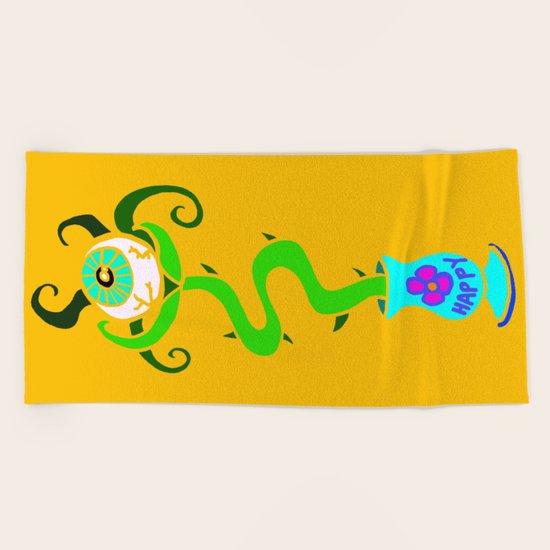 Happy Beach Towel