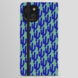 Blue Saguaro iPhone Wallet Case