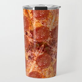 Pepperoni Cheese Pizza Pattern Travel Mug