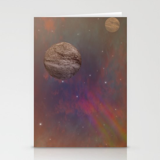 Space Stationery Cards