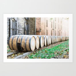 Bourbon Barrel Art Print