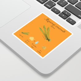 Ricetta Asparagi Sticker