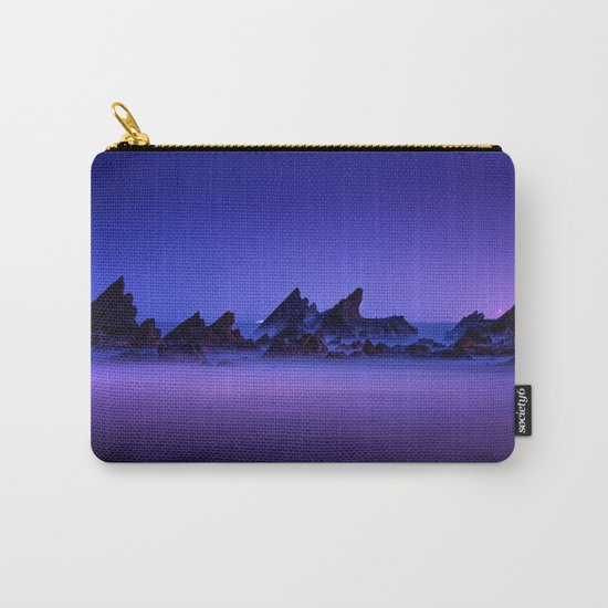 Still Waters Jagged Rocks Carry-All Pouch