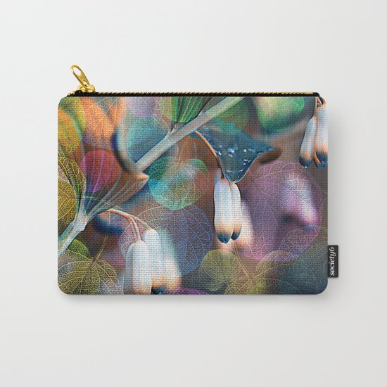 Floral abstract(48). Carry-All Pouch