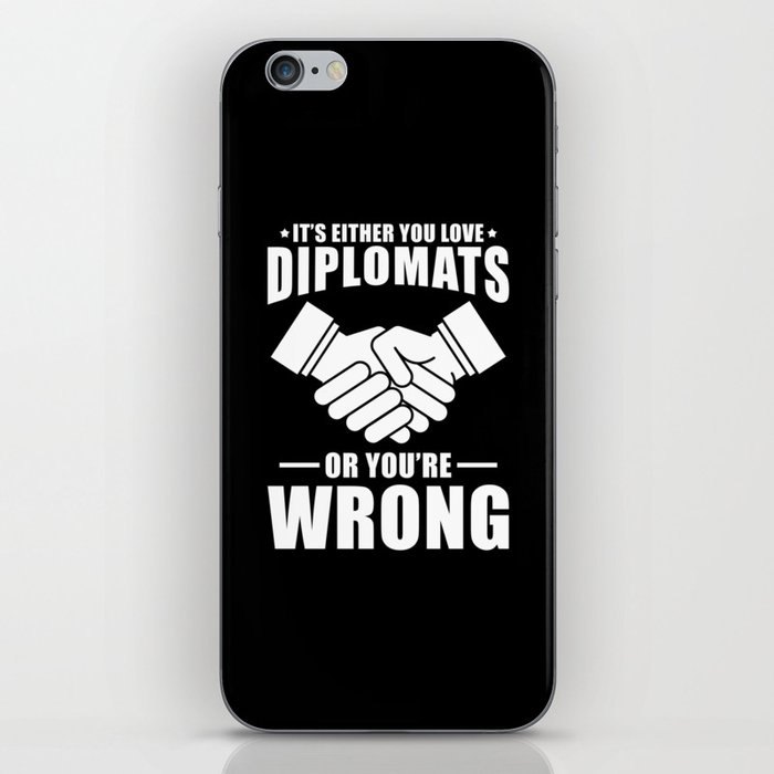 Diplomat Gift iPhone Skin