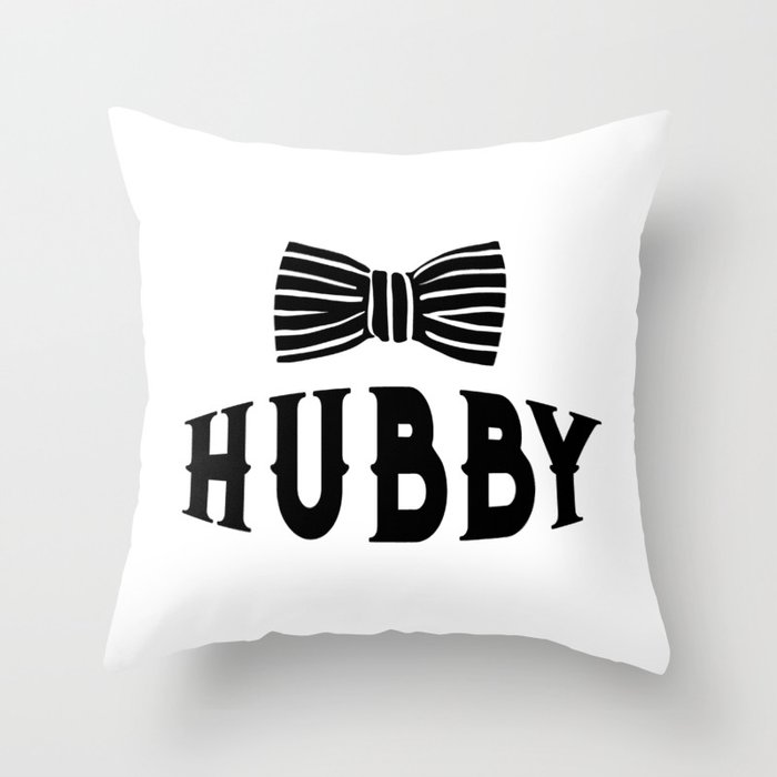 Hubby Matching Married Throw Pillow By Magnum Society6