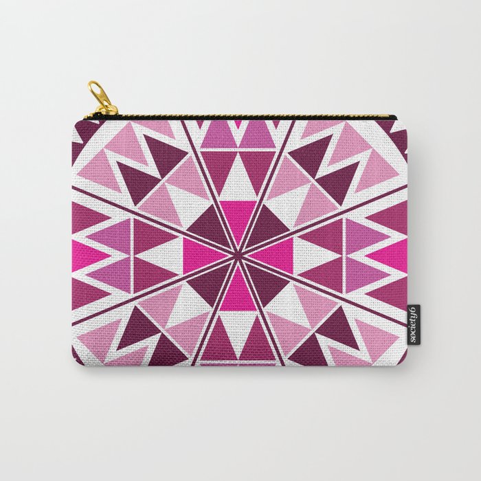 circle with triangles Carry-All Pouch