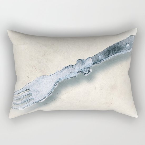 from my silverware box Rectangular Pillow