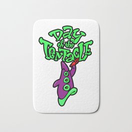 Day Of The Tentacle Bath Mat | Gamer, Funny, Geek, Dayofthetentaclet Shirt, Alien, Maniacmansion, Nerd, Illustration, Dayofthetentacle, Graphicdesign 