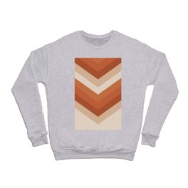 Retro Summer Chevron #5 #minimal #decor #art #society6 Crewneck Sweatshirt