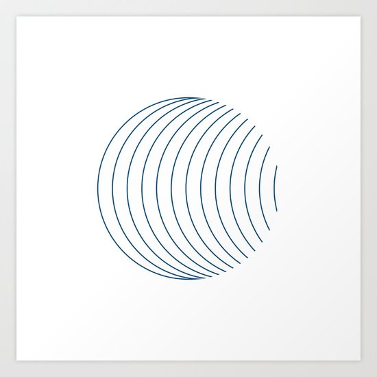 #352 Orbital – Geometry Daily Art Print