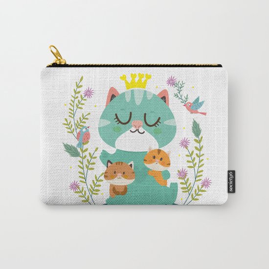 Queen cat Carry-All Pouch