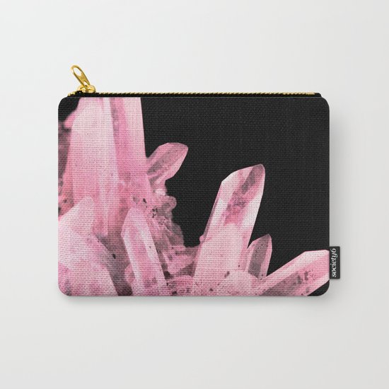 Pink Crystals Carry-All Pouch