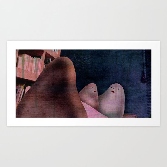 ..what are you guys doing here Art Print
