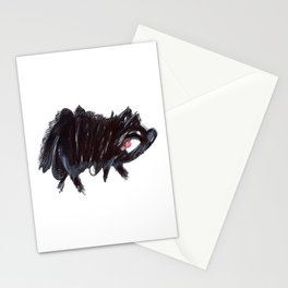 Plump Black Cat Stationery Cards
