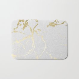 Kintsugi Ceramic Gold on Lunar Gray Bath Mat