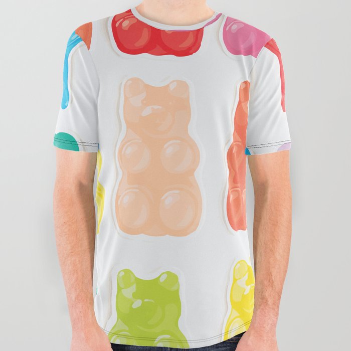 Gummy Bears All Over Graphic Tee