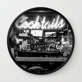 Cocktails Wall Clock