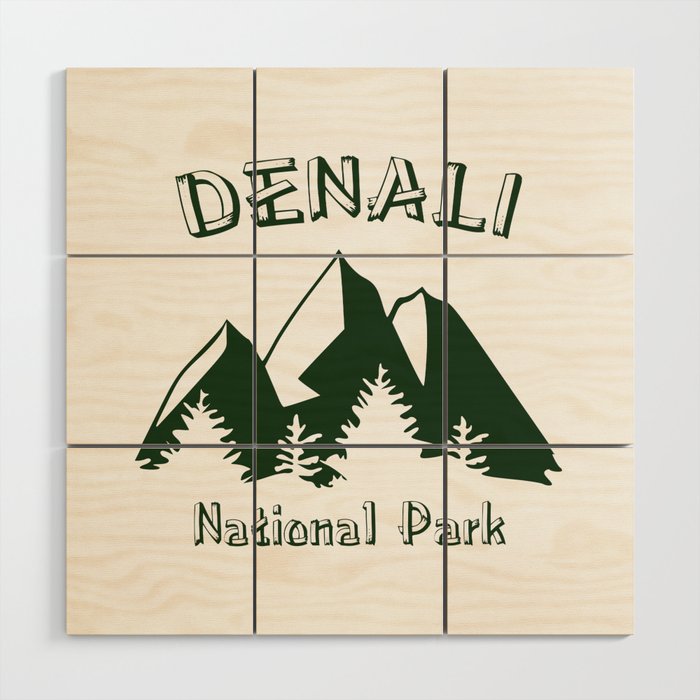 Denali National Park Wood Wall Art