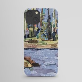 Lake view iPhone Case