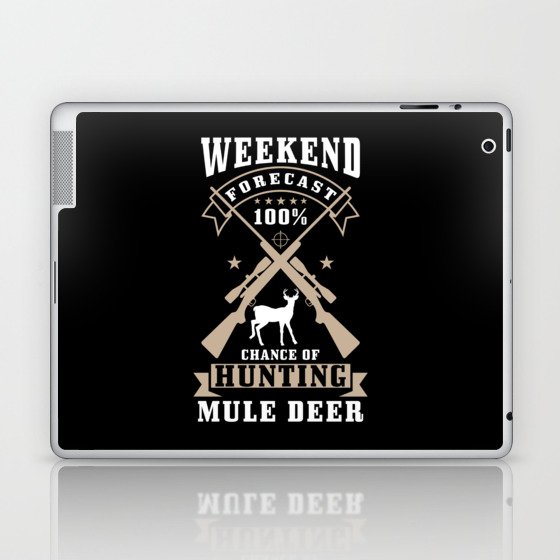 Mule Deer Hunting Hunter Gift Laptop & iPad Skin