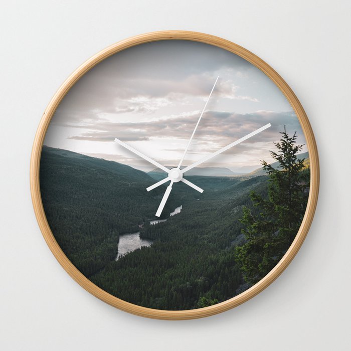 Mountain Escape Wall Clock