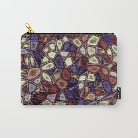Fractal Gems 01 - Fall Vibrant Carry-All Pouch