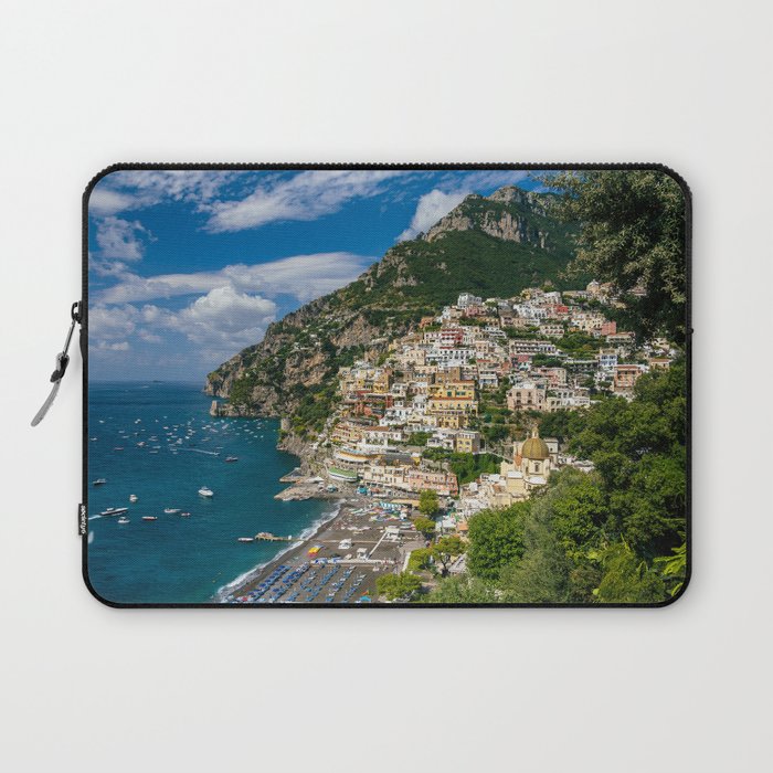 Amalfi Coast, Italy, Beach Laptop Sleeve