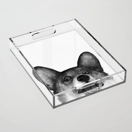 Corgi Acrylic Tray