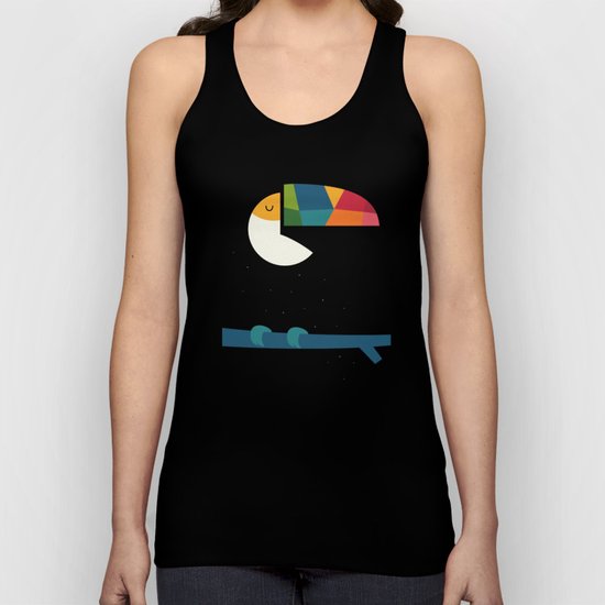 Rainbow Toucan Unisex Tank Top