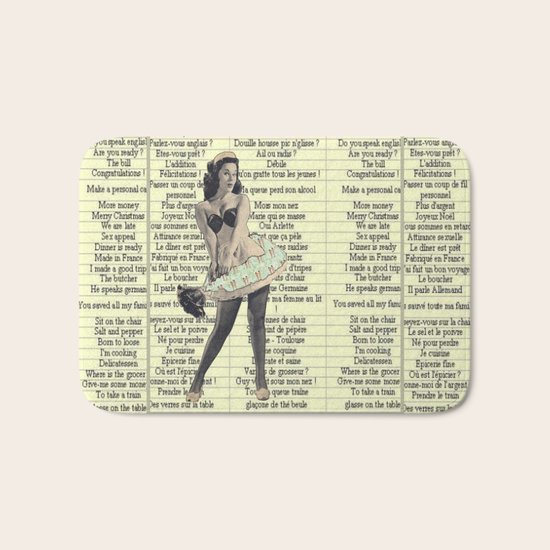 Maid Franglaise Bath Mat