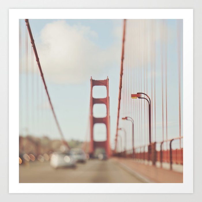 Golden Gate Bridge photo. A Memory San Francisco Art Print