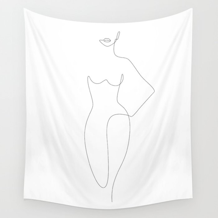 Posture Pose Wall Tapestry