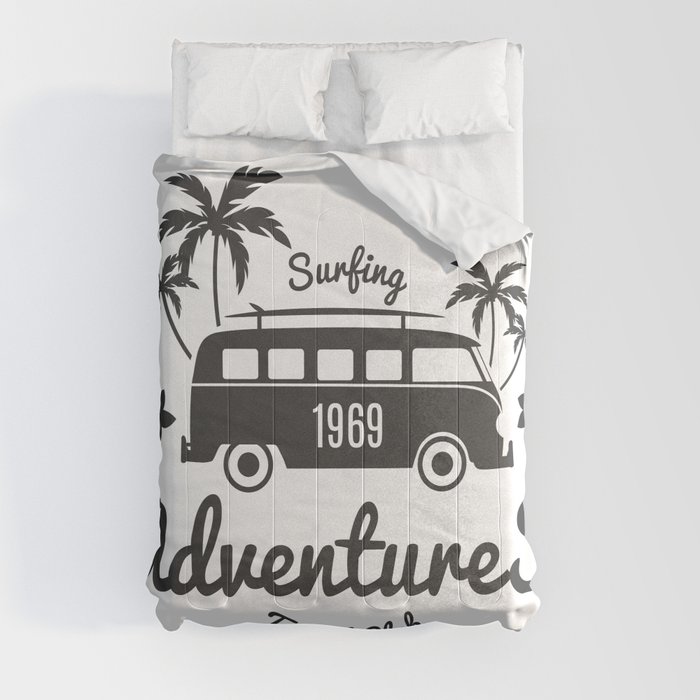 Travel Club.Surfing Comforter