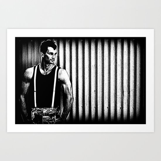 Suspenders Art Print