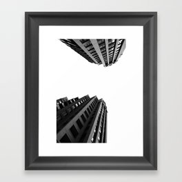 Architecture Minimalism Black and White Photography Framed Art Print