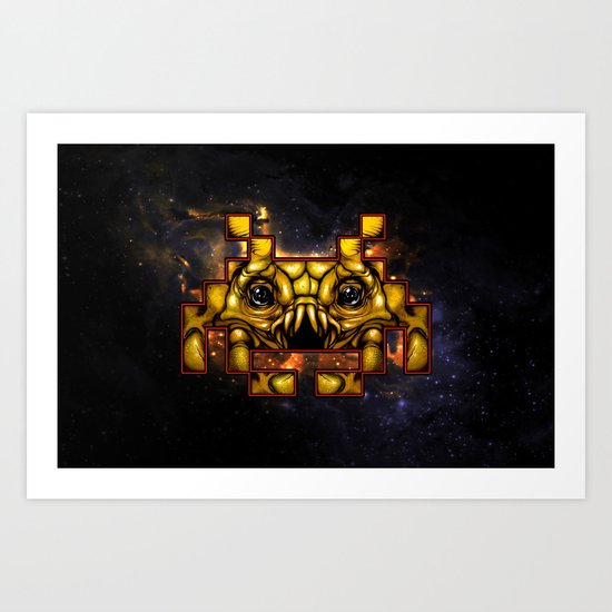 Invaders IRL Art Print