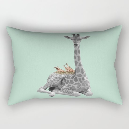 GIRAFFE (animals collection) Rectangular Pillow