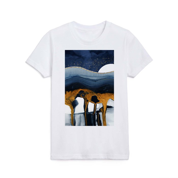 Liquid Hills - CustomHorizontal Kids T Shirt