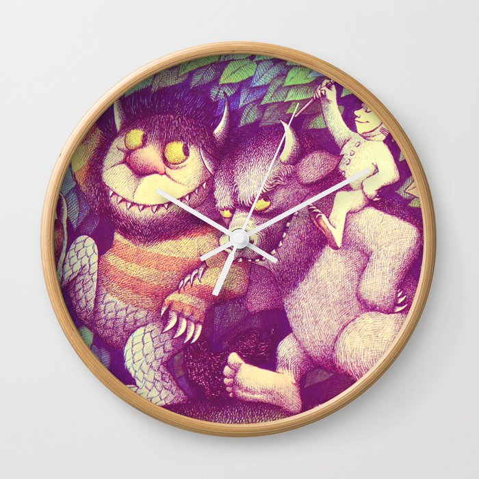 The Wild Things Romp Wall Clock