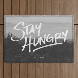 Stay Hungry Outdoor Rug