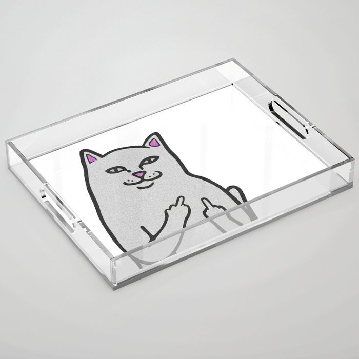 cats feminist Acrylic Tray